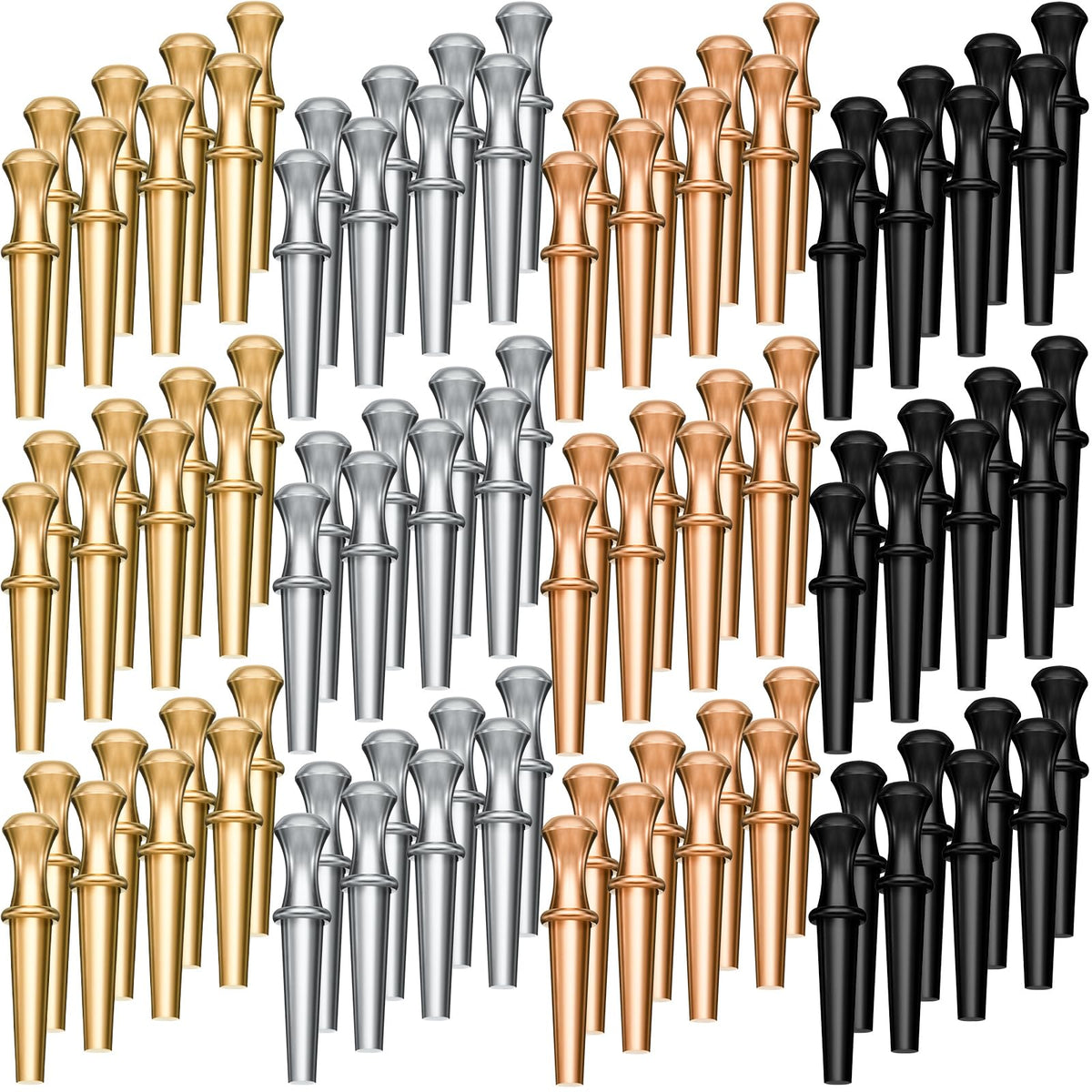 Lewtemi cribbage pegs in four colors for durable, long-lasting gameplay