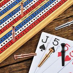Lewtemi family game night peg set ready for friendly play