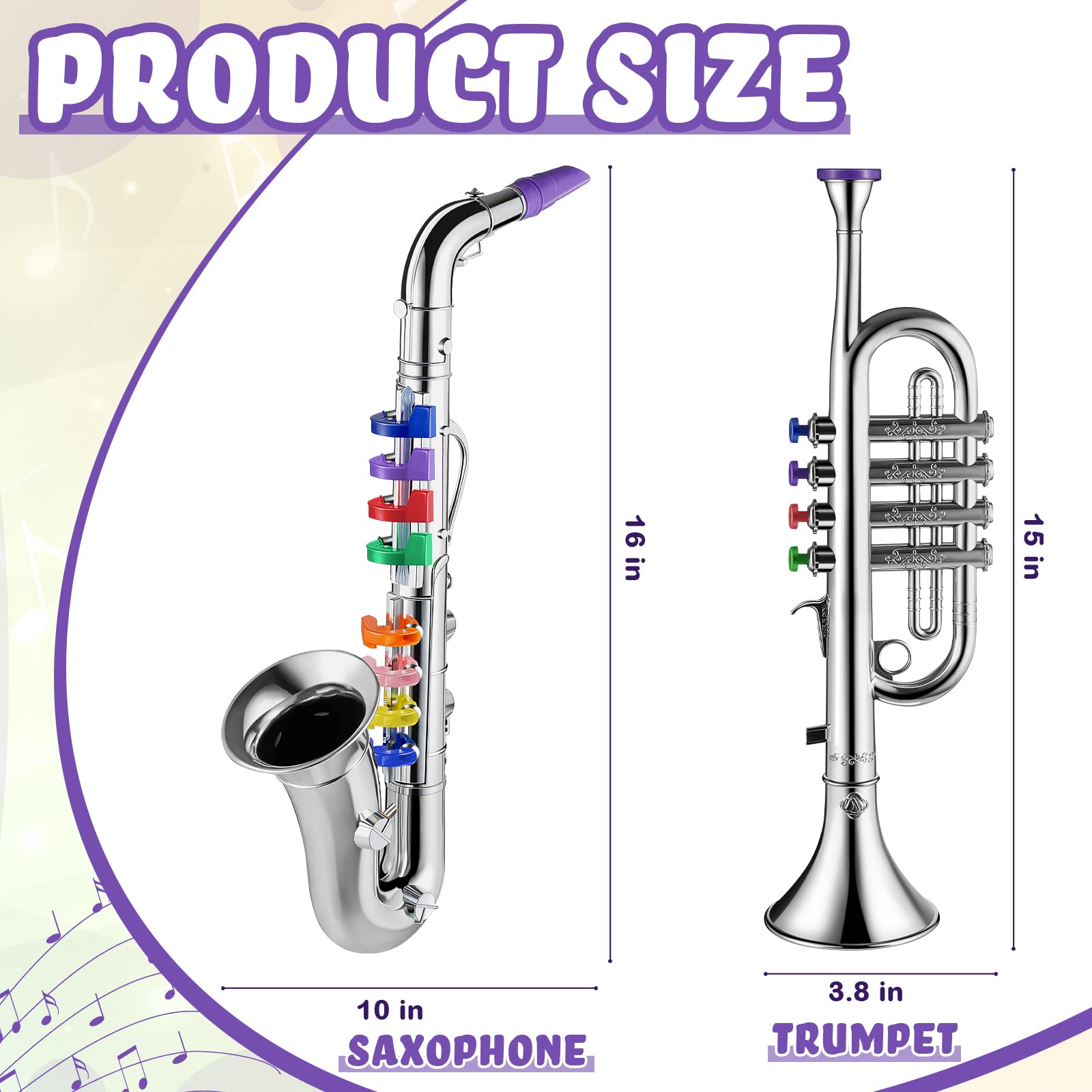 Lewtemi four-note trumpet with color-coded keys for intuitive learning