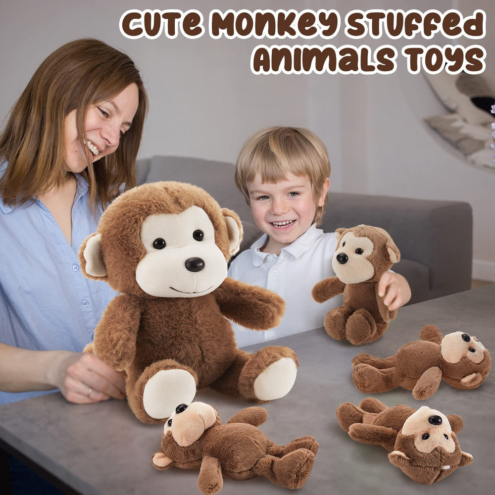 Lewtemi pink baby monkey plush adds a cheerful touch to gift baskets and party favors