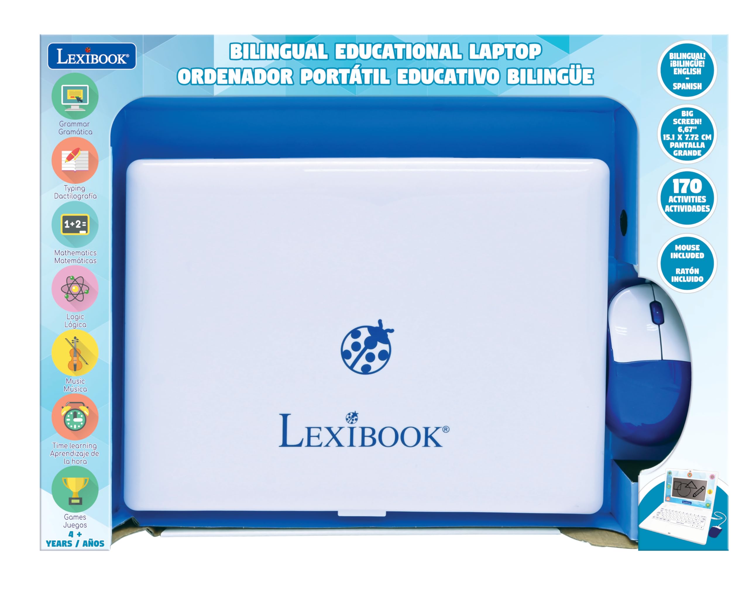 Lexibook bilingual laptop melodic-learning sounds to aid focus