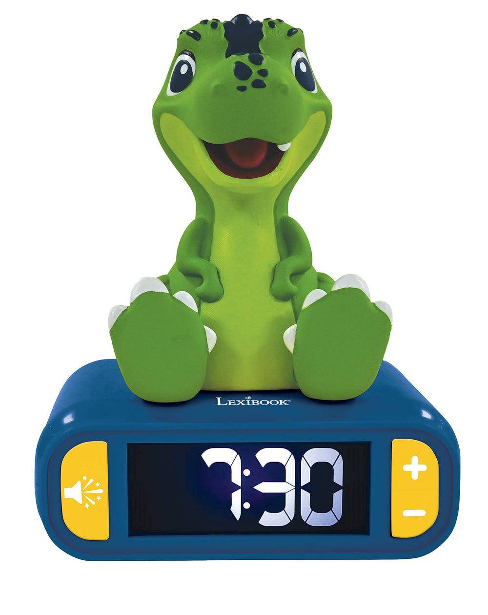 LEXiBOOK RL800DINO dinosaur nightlight glows softly for bedtime comfort.