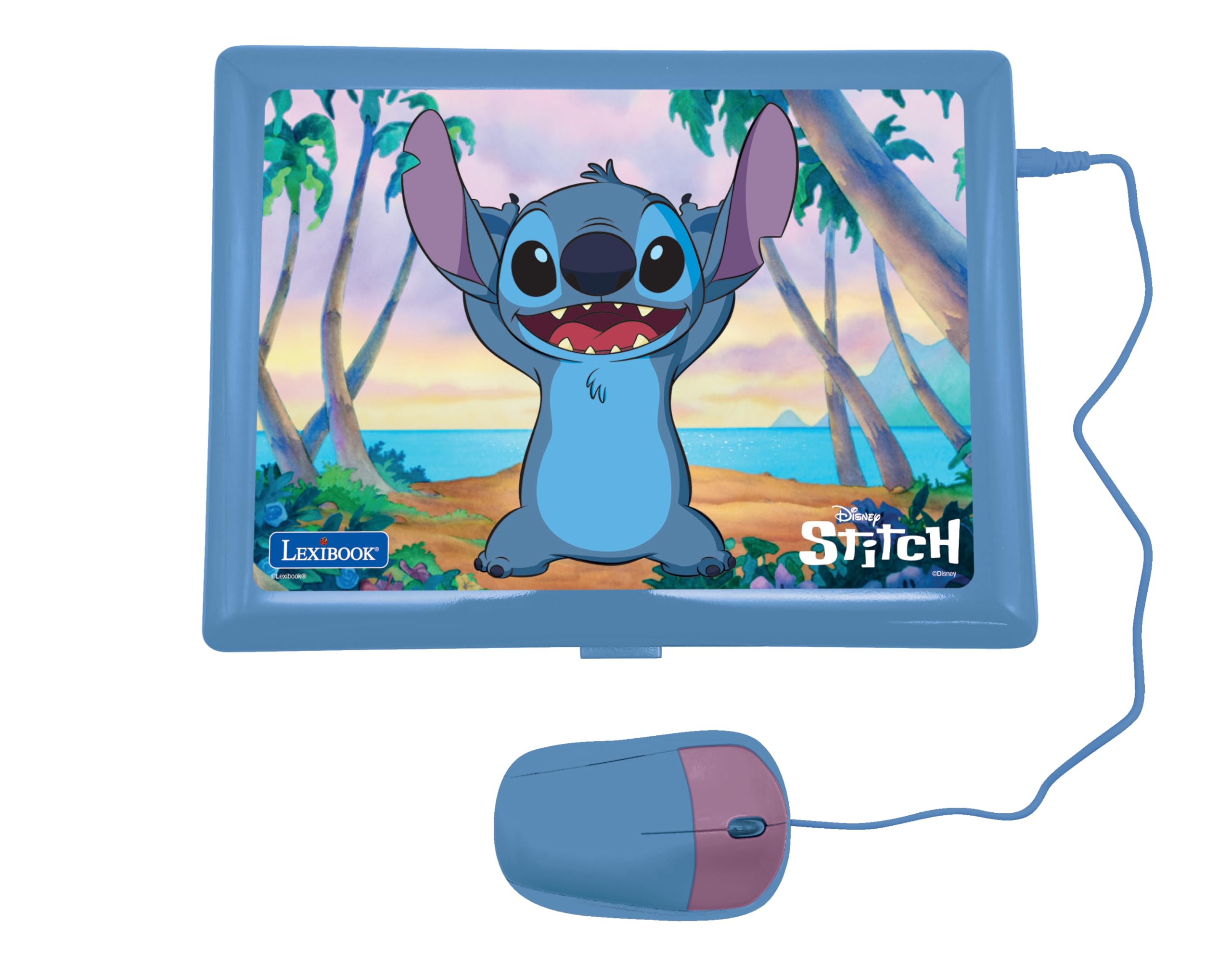 Lexibook Disney Stitch keyboard and mouse provide a realistic learning setup