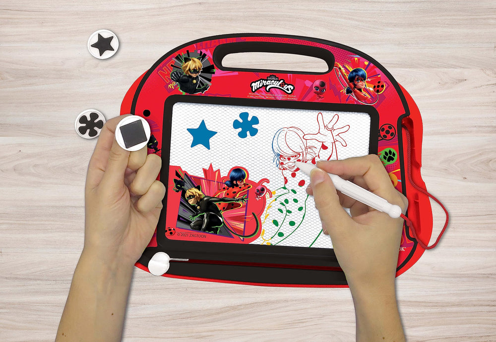 LEXiBOOK eraser slider lets art restart quickly and cleanly