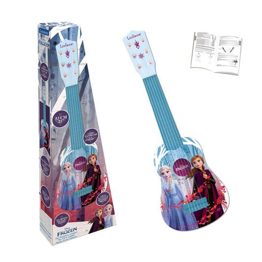 Lexibook Frozen first guitar with nylon strings for gentle beginner practice