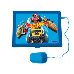 Lexibook Hot Wheels laptop educational activities emphasize math, clocks, logic, and music.