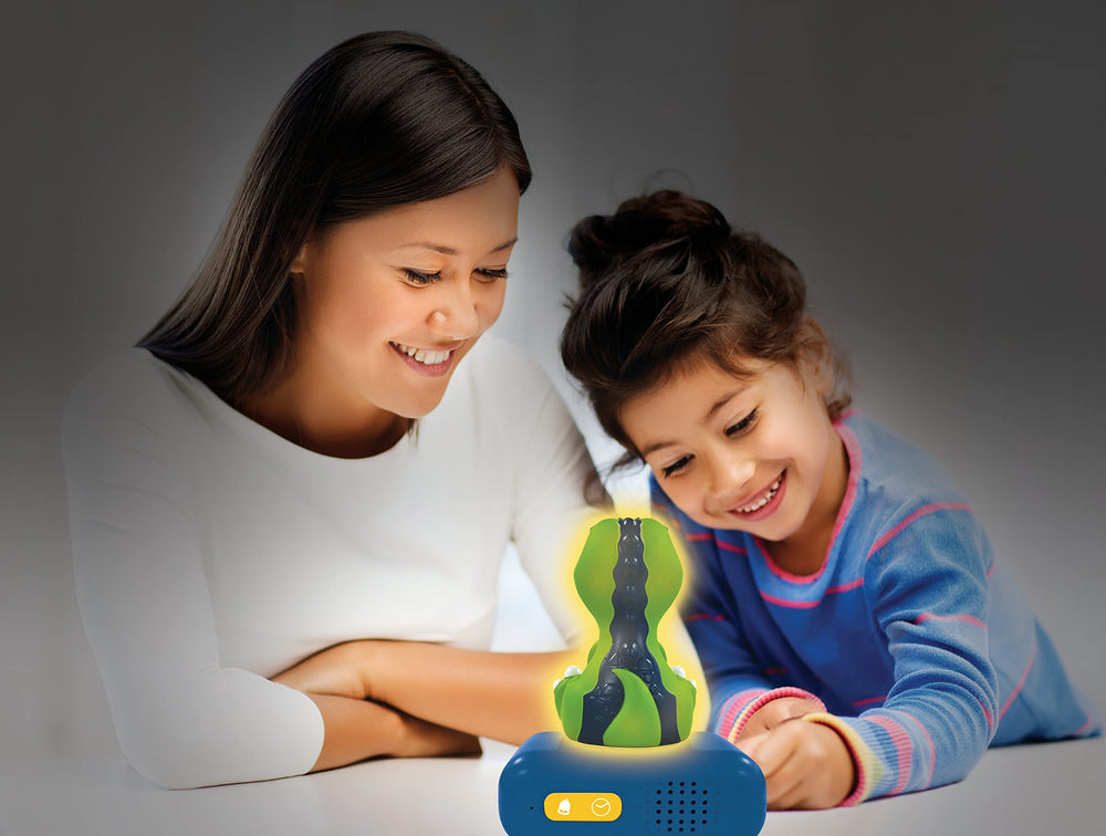 LEXiBOOK RL800DINO low battery indicator helps planning replacements.