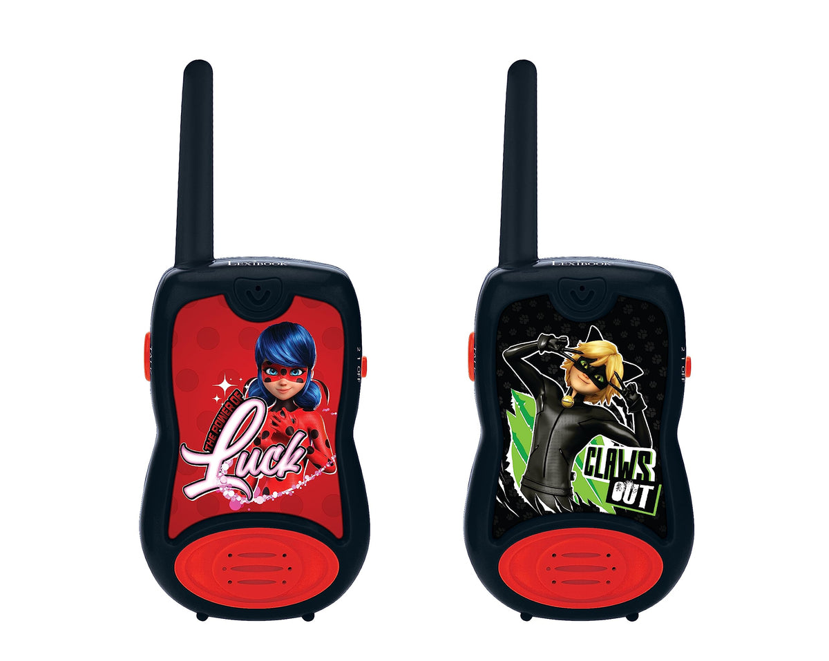 Lexibook Miraculous Walkie Talkies, Ladybug design for cooperative play up to 200 meters