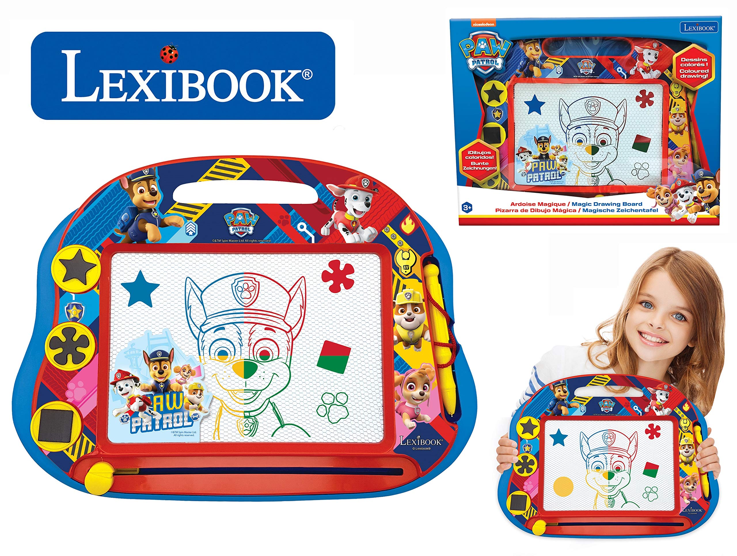 Lexibook Paw Patrol board with Chase and friends for imaginative scenes