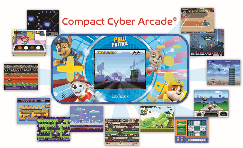 Lexibook Paw Patrol Chase logo area featuring beloved characters for kids.