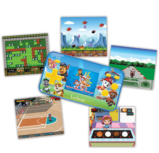 Lexibook Paw Patrol Chase screen view highlights the vivid LCD display for gameplay