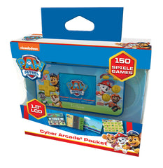 Lexibook Paw Patrol Chase side view emphasizes compact pocket-sized entertainment