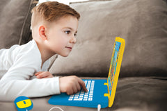 Lexibook Paw Patrol laptop teaches English and Spanish with engaging activities.