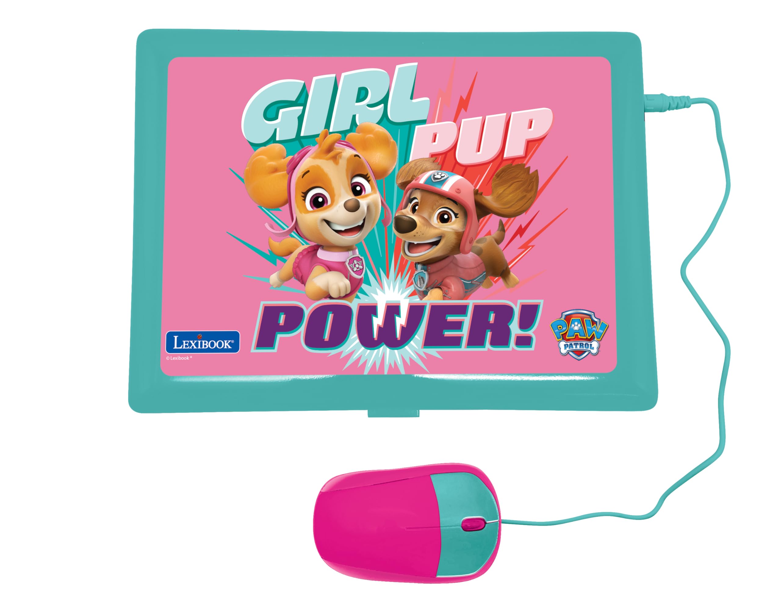 Lexibook Paw Patrol laptop keyboard and mouse for realistic learning setup