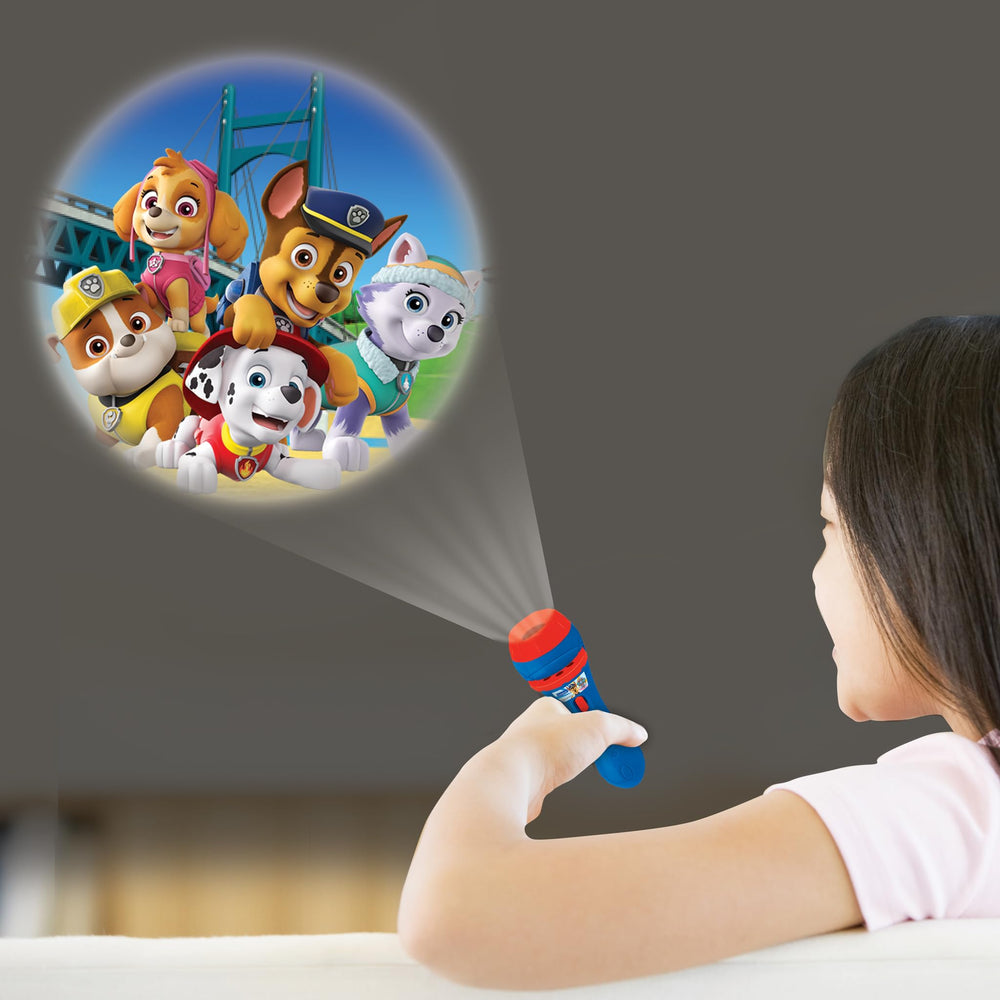 LEXiBOOK Paw Patrol projector creates a ceiling show with pup images.