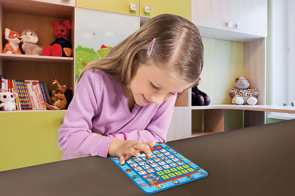 LEXiBOOK Paw Patrol tablet compact size fits little hands.