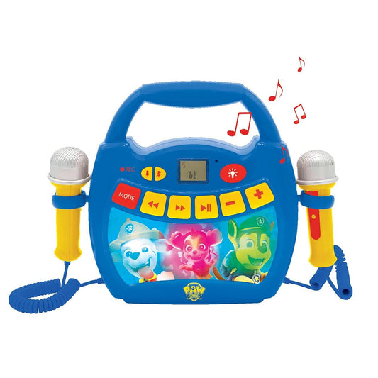 LEXiBOOK Paw Patrol two microphones for lively duets and party performances.