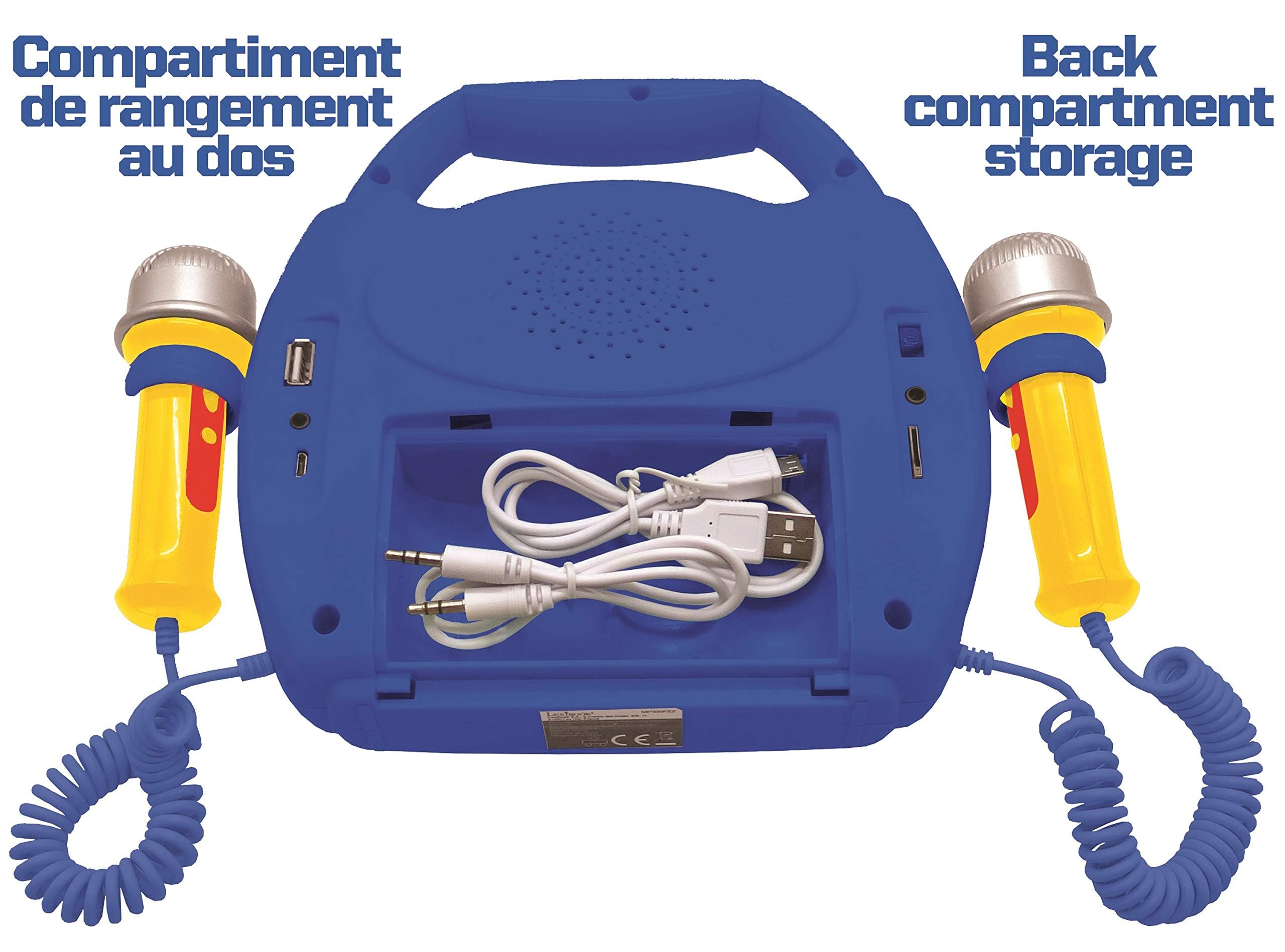 LEXiBOOK Paw Patrol voice changer with playful effects during songs.