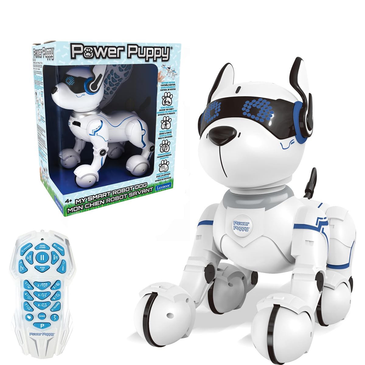 LEXiBOOK Power Puppy remote control enables interactive playtime.