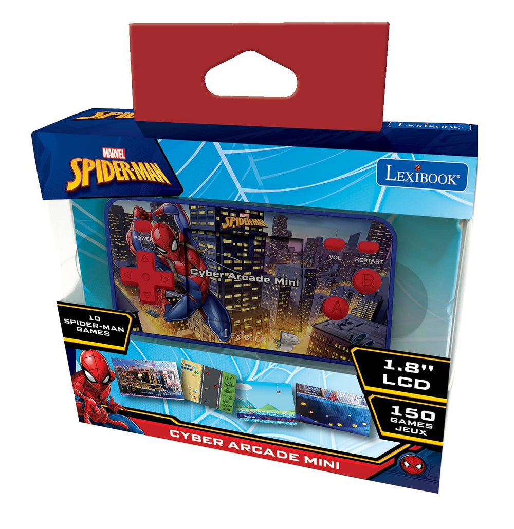 Lexibook Spider-Man Cyber Arcade battery compartment for quick power swaps