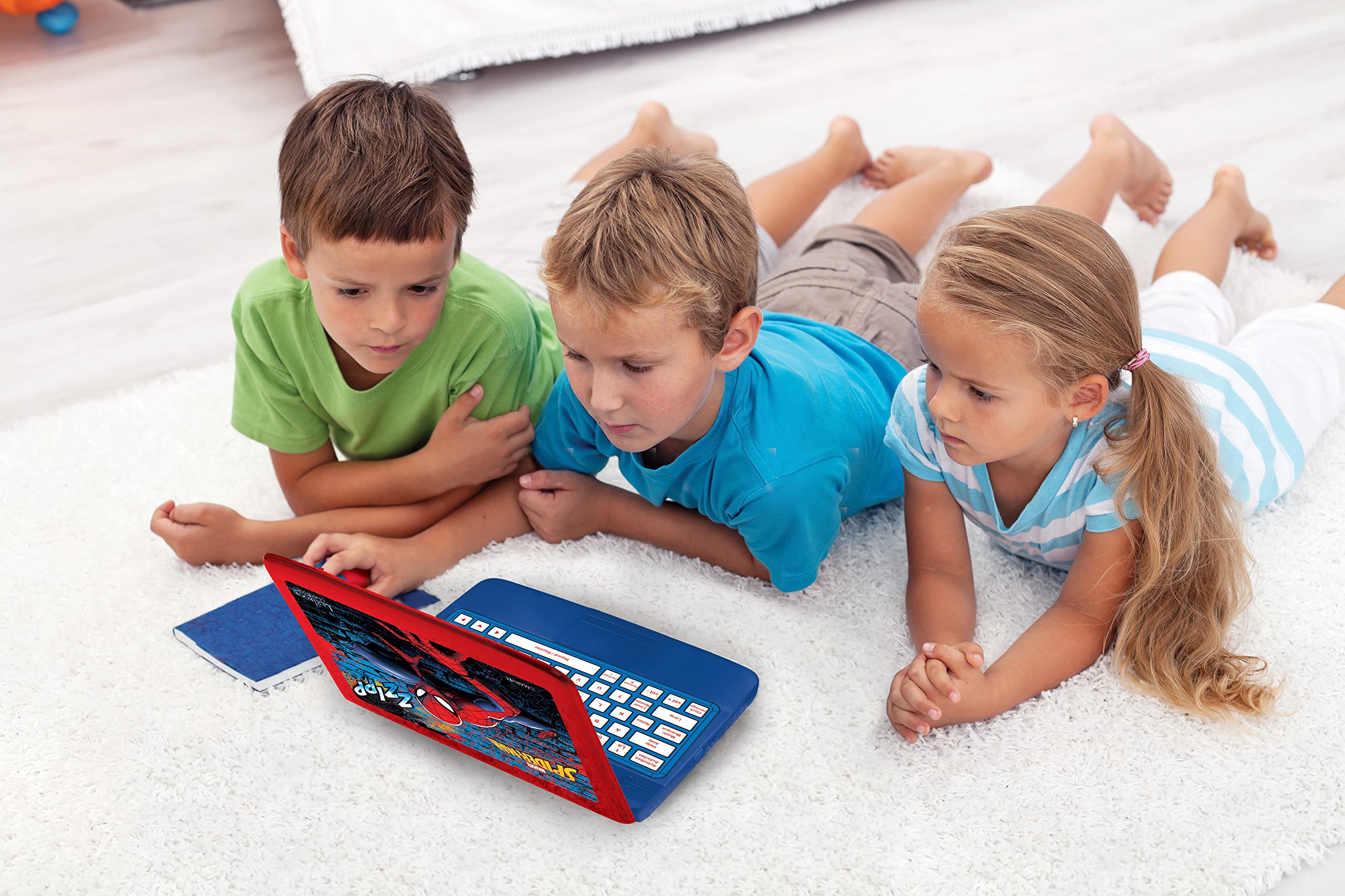 LEXiBOOK Spider-Man interactive games boost memory and logic after lessons.