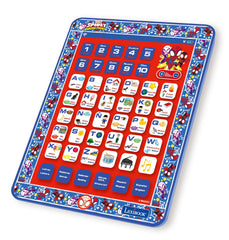 LEXiBOOK Spidey tablet screen quiz shows interactive language challenges
