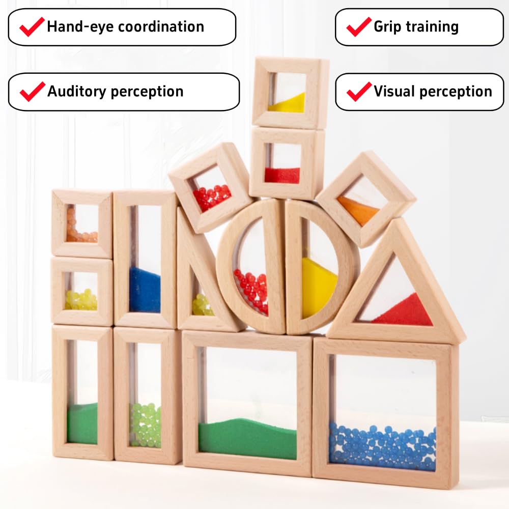 Lexza Large Toddler Blocks: easy-grip wooden pieces for safe, hands-on building.
