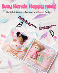 LeyaDoll crinkle element enhances sound awareness during play