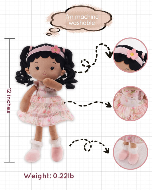 LeyaDoll Daydream Princess Petal doll in pink gift box for birthdays