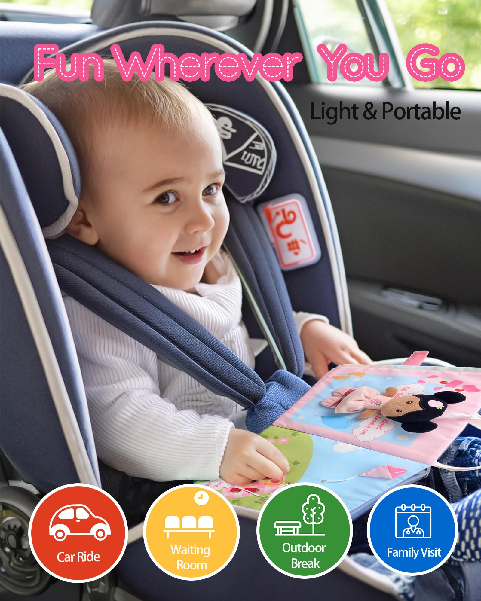 LeyaDoll movable elements engage fine motor skills during playtime