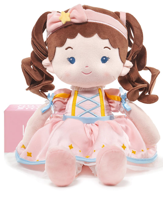 LeyaDoll soft baby doll sixteen-inch – cuddly companion for gentle play.