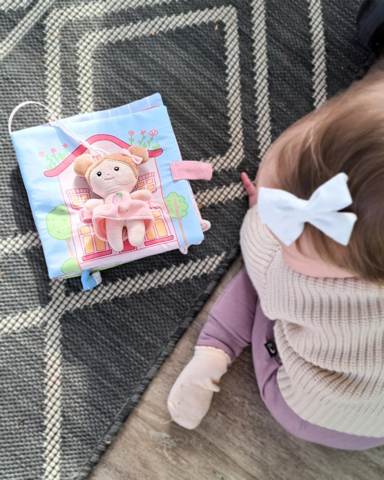 LeyaDoll travel-friendly quiet book ideal for on-the-go entertainment