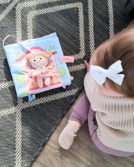 LeyaDoll travel-friendly quiet book ideal for on-the-go entertainment