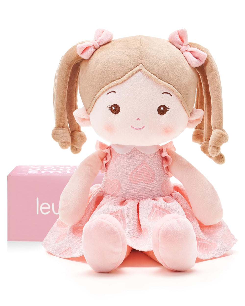 LeyaDoll soft baby doll 16 inch inviting gentle, comforting play for little hands