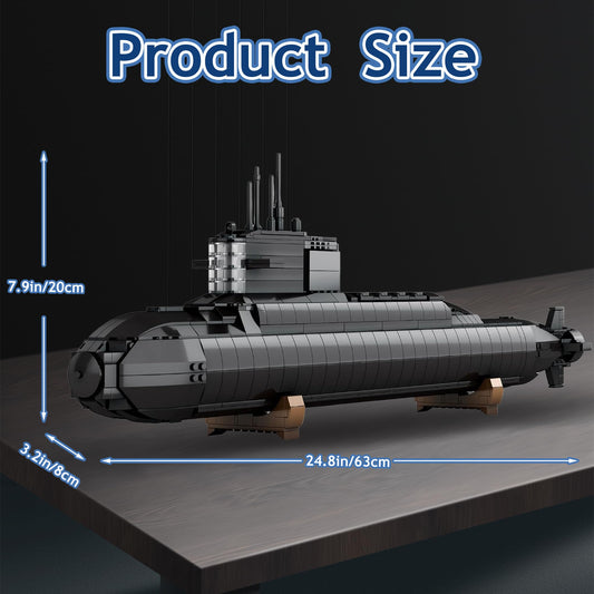 Leyic Nuclear Submarine stand display on a desk for stylish showcasing