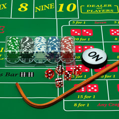 Leyndo carrying bag for portable, organized craps setup