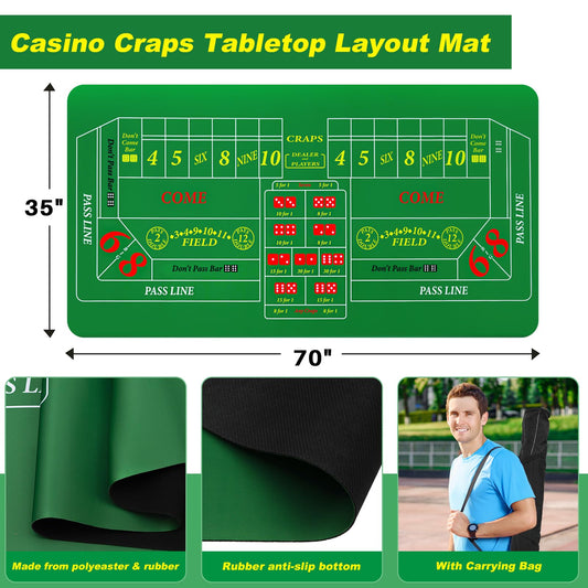 Leyndo 19mm casino-grade dice ensuring balanced rolls