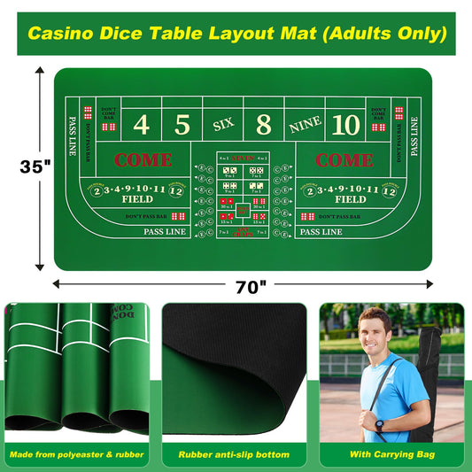 Leyndo 19mm red dice designed for easy handling and crisp rolls.