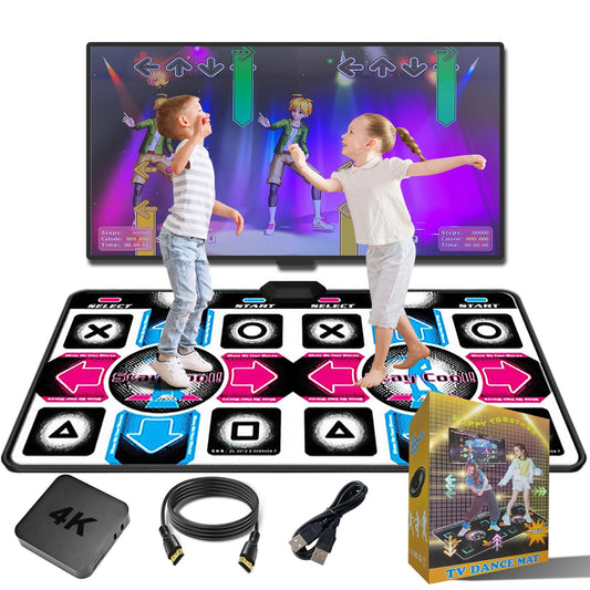 Leyoutime dance mat kids dancing on the mat promotes active play and coordination.