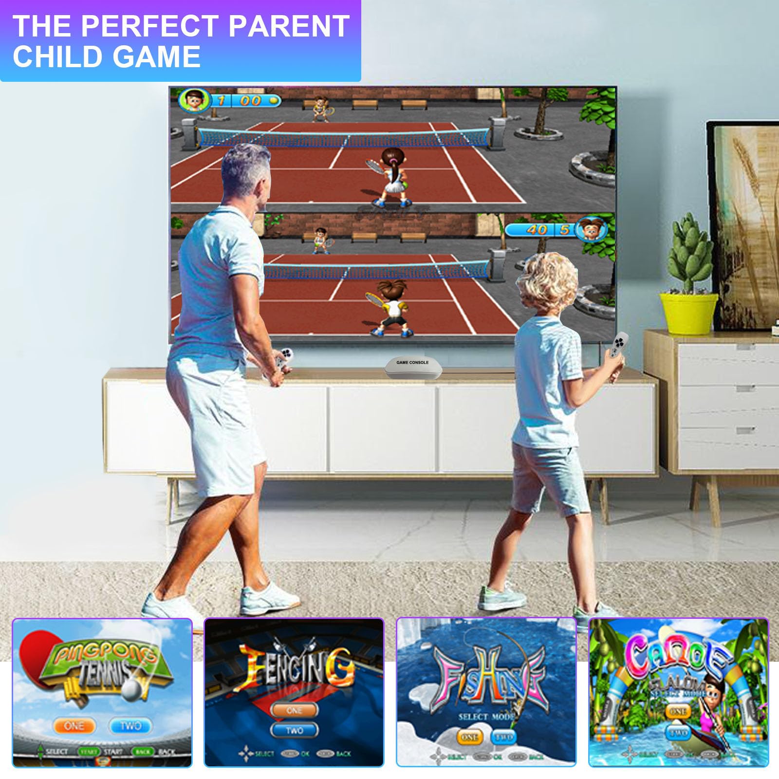 Leyoutime TV plug-and-play setup connected to a display