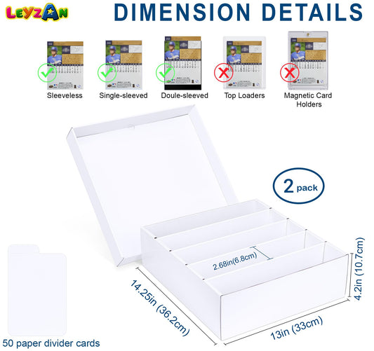 Leyzan divider tray interior highlights organized indexing with writable tabs.