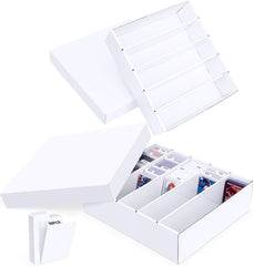 Leyzan 5-row storage box front view shows large card capacity.
