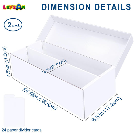 Leyzan reinforced laminated cardboard construction provides durable, moisture-resistant storage