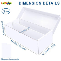 Leyzan reinforced laminated cardboard construction provides durable, moisture-resistant storage