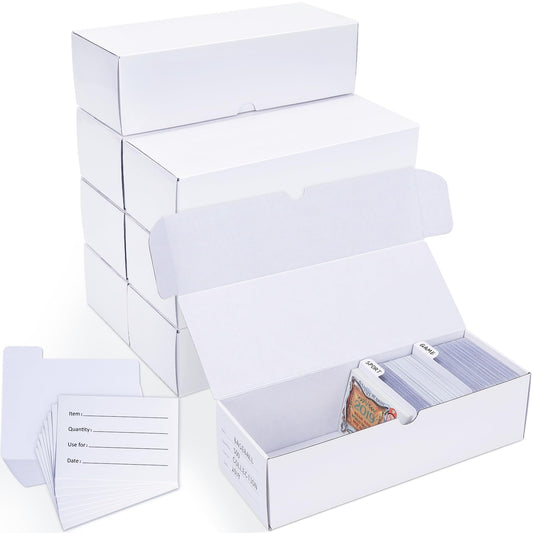Leyzan trading card storage box exterior view showing sturdy corrugated construction