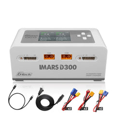 LFisprity IMARS D300 dual charger front view for easy setup and monitoring
