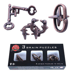 LFLQ brain teaser metal hole lock front view boosts focus and problem-solving.