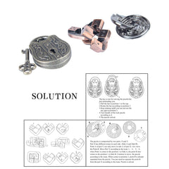 LFLQ Metal Hole Lock assembly illustrates a challenging brain workout in metal.