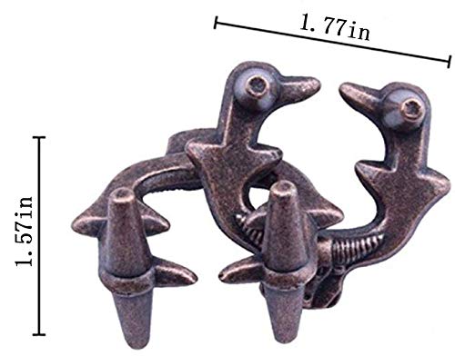 LFLQ metal hole lock pieces close-up highlighting durable zinc alloy construction.