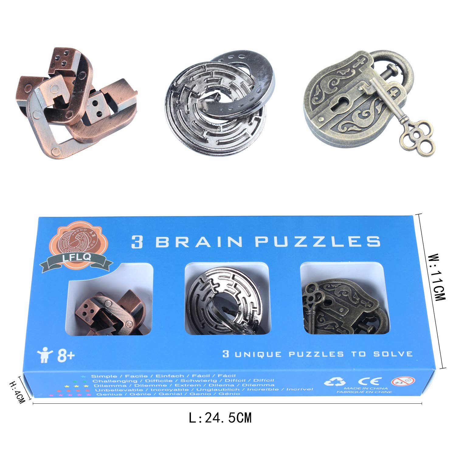 LFLQ Packaging for 3 sets emphasizes compact storage and easy gifting.